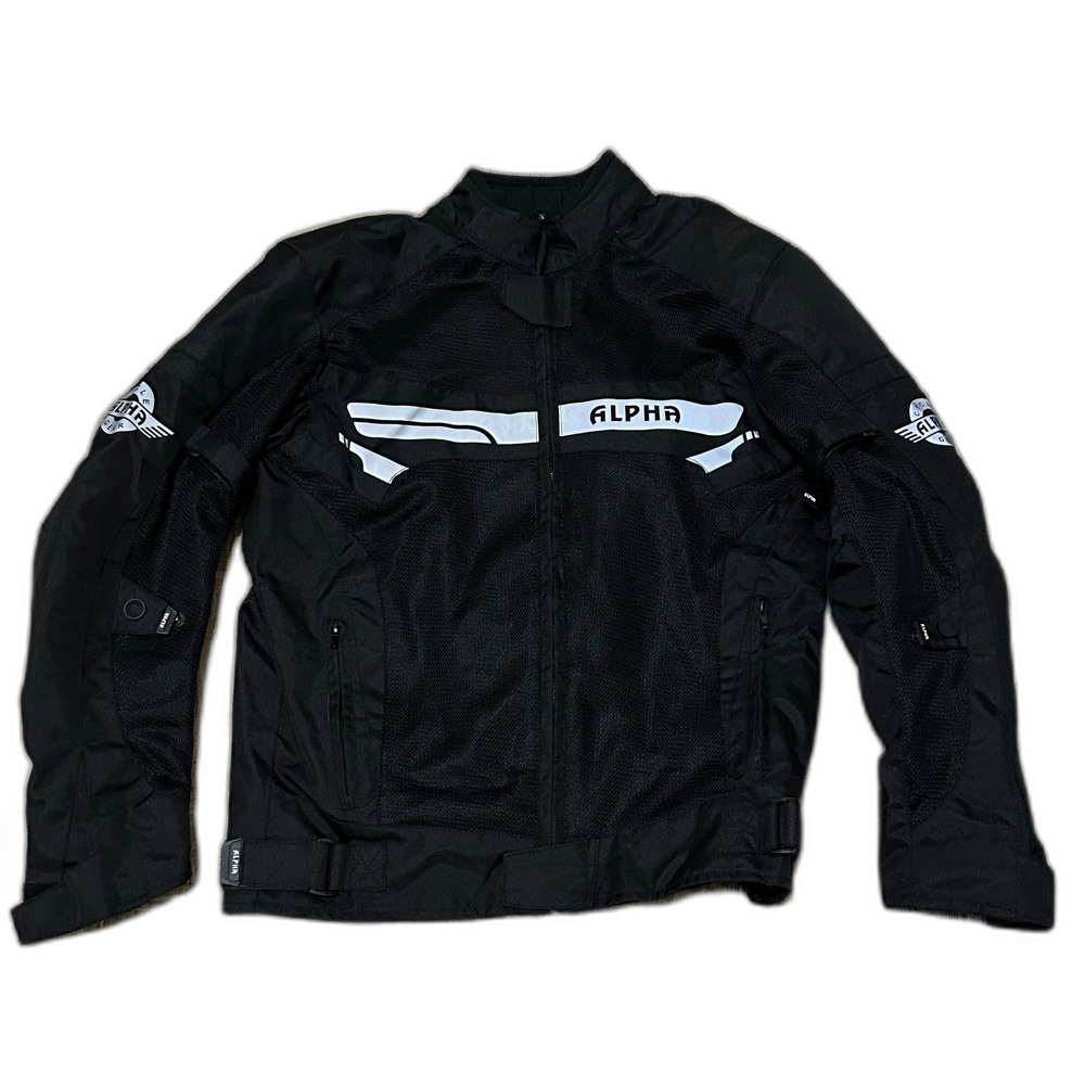Alpha Cycle Gear Jacket, Size S, Elbow, Shoulder & Back Pad, Polyester